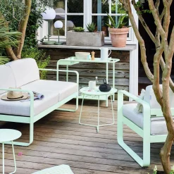 Camif Canapés Et Fauteuils De Jardin>FERMOB Canapé 2 Places Bellevie Blanc Grisé en Aluminium -