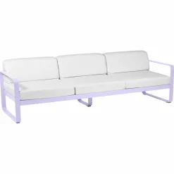 Camif Canapés Et Fauteuils De Jardin>FERMOB Canapé 3 Places Bellevie Blanc Grisé en Aluminium -