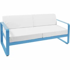 Camif Canapés Et Fauteuils De Jardin>FERMOB Canapé 2 Places Bellevie Blanc Grisé en Aluminium -