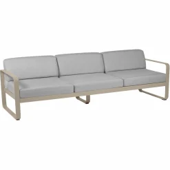 Camif Canapés Et Fauteuils De Jardin>FERMOB Canapé 3 Places Bellevie Gris Flanelle en Aluminium -