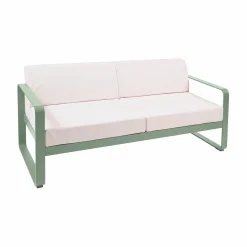 Camif Canapés Et Fauteuils De Jardin>FERMOB Canapé 2 Places Bellevie Blanc Grisé en Aluminium -