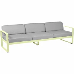 Camif Canapés Et Fauteuils De Jardin>FERMOB Canapé 3 Places Bellevie Gris Flanelle en Aluminium -