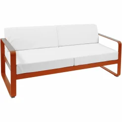 Camif Canapés Et Fauteuils De Jardin>FERMOB Canapé 2 Places Bellevie Blanc Grisé en Aluminium -