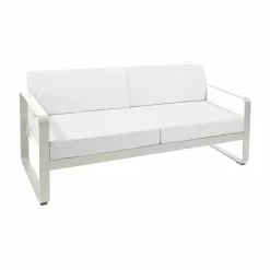 Camif Canapés Et Fauteuils De Jardin>FERMOB Canapé 2 Places Bellevie Blanc Grisé en Aluminium -