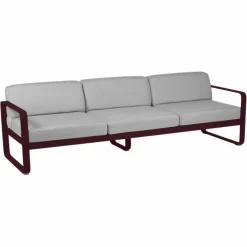 Camif Canapés Et Fauteuils De Jardin>FERMOB Canapé 3 Places Bellevie Gris Flanelle en Aluminium -