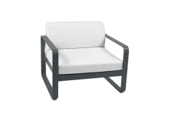 Camif Canapés Et Fauteuils De Jardin>FERMOB Fauteuil Bellevie Blanc Grisé en Aluminium -