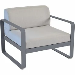 Camif Canapés Et Fauteuils De Jardin>FERMOB Fauteuil Bellevie Gris Flanelle en Aluminium -