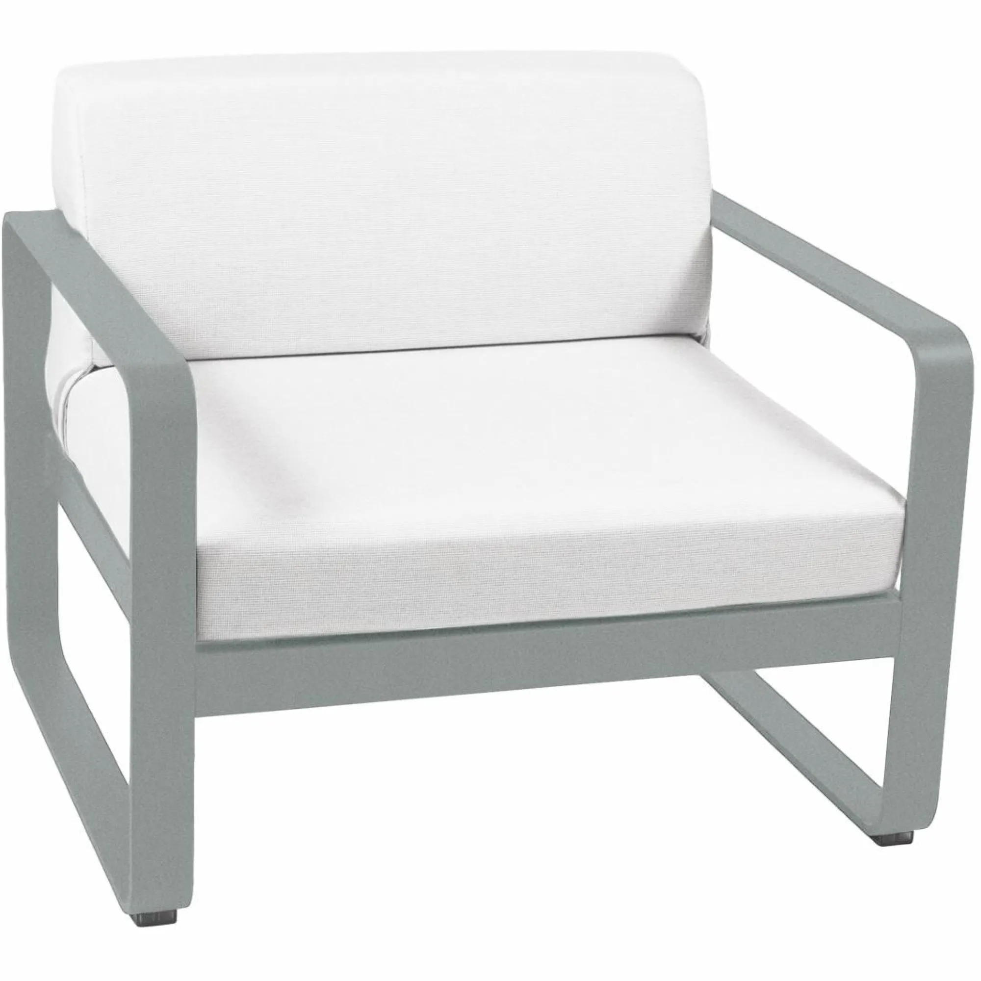Camif Canapés Et Fauteuils De Jardin>FERMOB Fauteuil Bellevie Blanc Grisé en Aluminium -