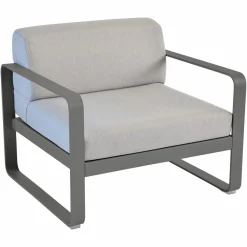 Camif Canapés Et Fauteuils De Jardin>FERMOB Fauteuil Bellevie Gris Flanelle en Aluminium -