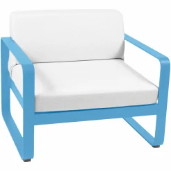 Camif Canapés Et Fauteuils De Jardin>FERMOB Fauteuil Bellevie Blanc Grisé en Aluminium -
