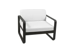 Camif Canapés Et Fauteuils De Jardin>FERMOB Fauteuil Bellevie Blanc Grisé en Aluminium -