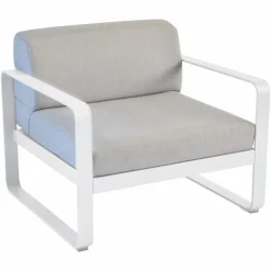 Camif Canapés Et Fauteuils De Jardin>FERMOB Fauteuil Bellevie Gris Flanelle en Aluminium -