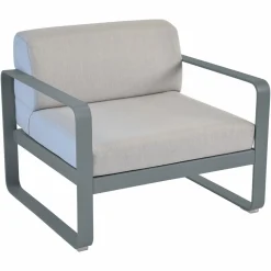 Camif Canapés Et Fauteuils De Jardin>FERMOB Fauteuil Bellevie Gris Flanelle en Aluminium -
