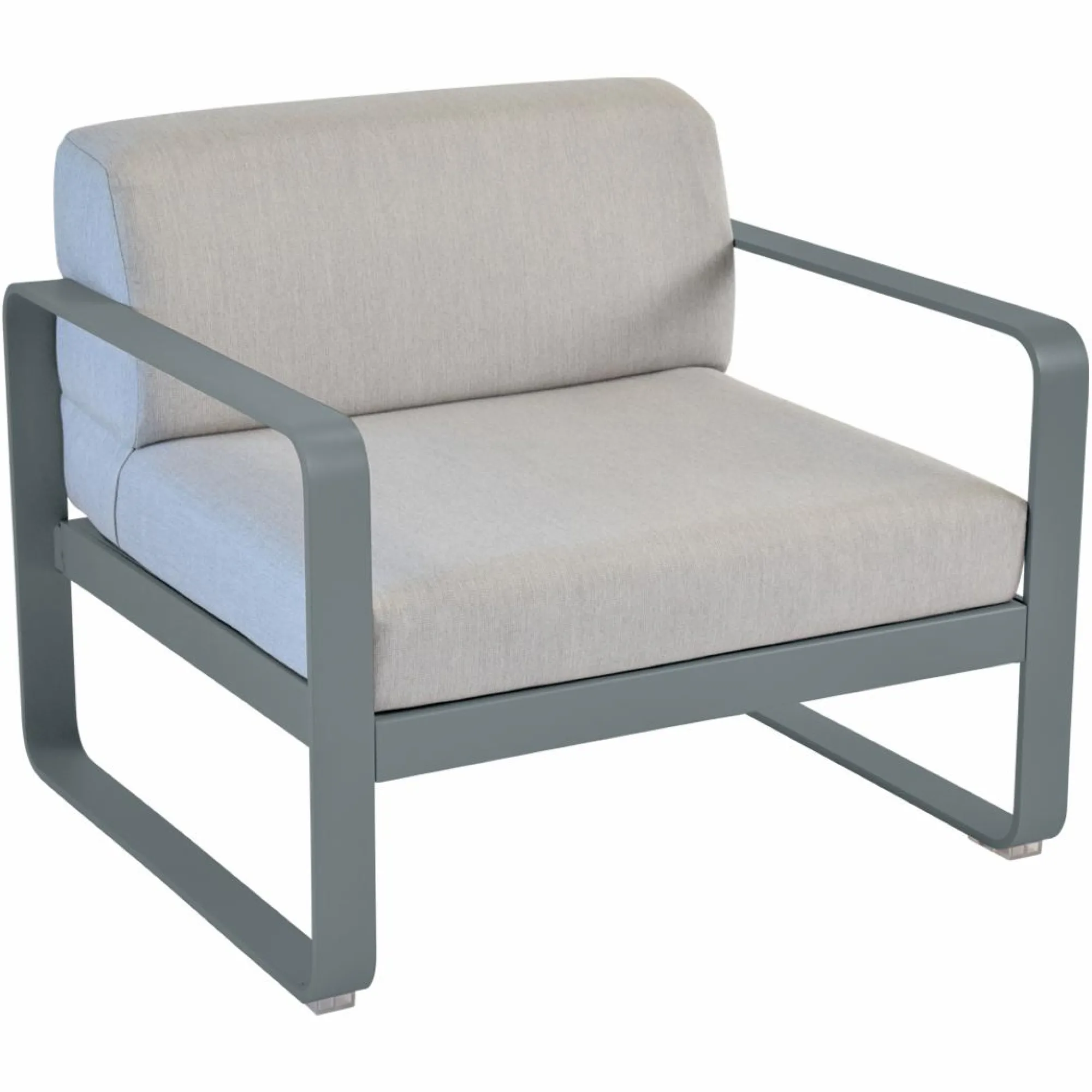 Camif Canapés Et Fauteuils De Jardin>FERMOB Fauteuil Bellevie Gris Flanelle en Aluminium -