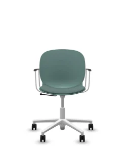 Camif Chaises De Bureau>FLOKK Chaise de bureau assise capitonnée avec accoudoirs Noor 6070S -
