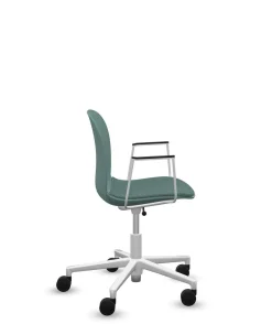 Camif Chaises De Bureau>FLOKK Chaise de bureau assise capitonnée avec accoudoirs Noor 6070S -