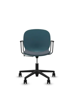 Camif Chaises De Bureau>FLOKK Chaise de bureau assise capitonnée avec accoudoirs Noor 6070S -