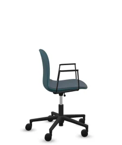 Camif Chaises De Bureau>FLOKK Chaise de bureau assise capitonnée avec accoudoirs Noor 6070S -
