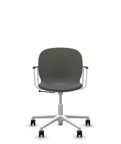 Camif Chaises De Bureau>FLOKK Chaise de bureau assise capitonnée avec accoudoirs Noor 6070S -
