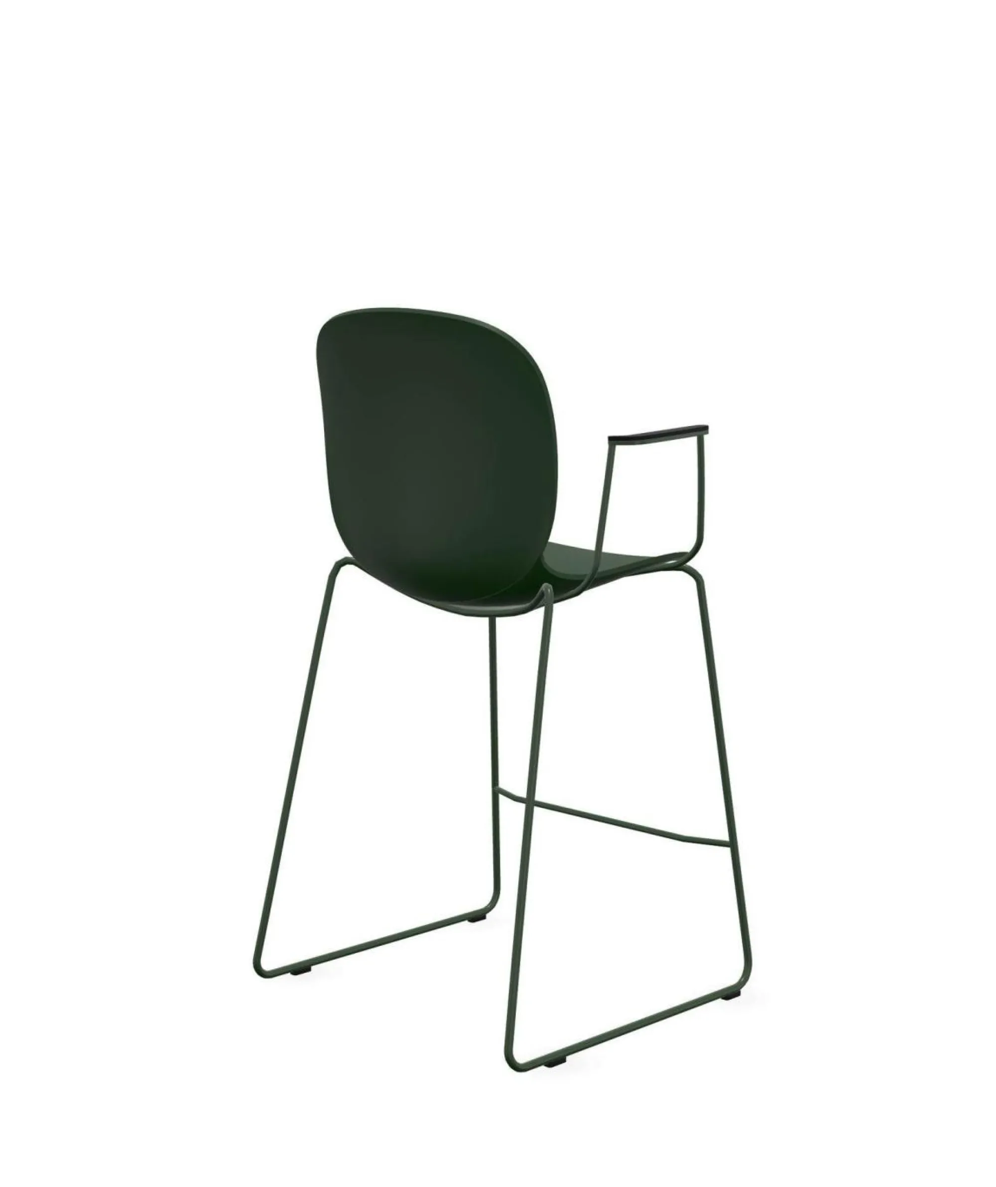 Camif Tabourets>FLOKK Chaise haute empilable avec accoudoirs et pieds luge acier Noor 6090 -