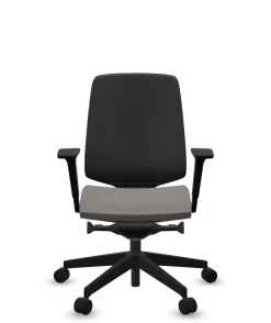 Camif Chaises De Bureau>FLOKK Fauteuil de bureau base noire et dossier résille Light Up 250SL - - Roulettes pour sol dur