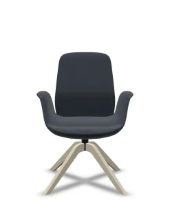 Camif Chaises De Bureau>FLOKK Fauteuil de bureau à dossier inclinable pieds bois Ellie Pro 20HW -