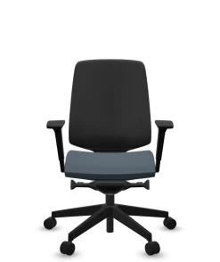 Camif Chaises De Bureau>FLOKK Fauteuil de bureau base noire et dossier résille Light Up 250SL - - Roulettes pour sol dur