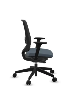 Camif Chaises De Bureau>FLOKK Fauteuil de bureau base noire et dossier résille Light Up 250SL - - Roulettes pour sol dur
