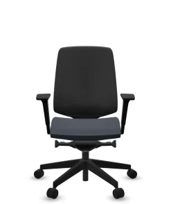 Camif Chaises De Bureau>FLOKK Fauteuil de bureau base noire et dossier résille Light Up 250SL - - Roulettes pour sol dur