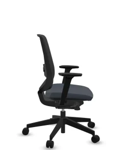 Camif Chaises De Bureau>FLOKK Fauteuil de bureau base noire et dossier résille Light Up 250SL - - Roulettes pour sol dur