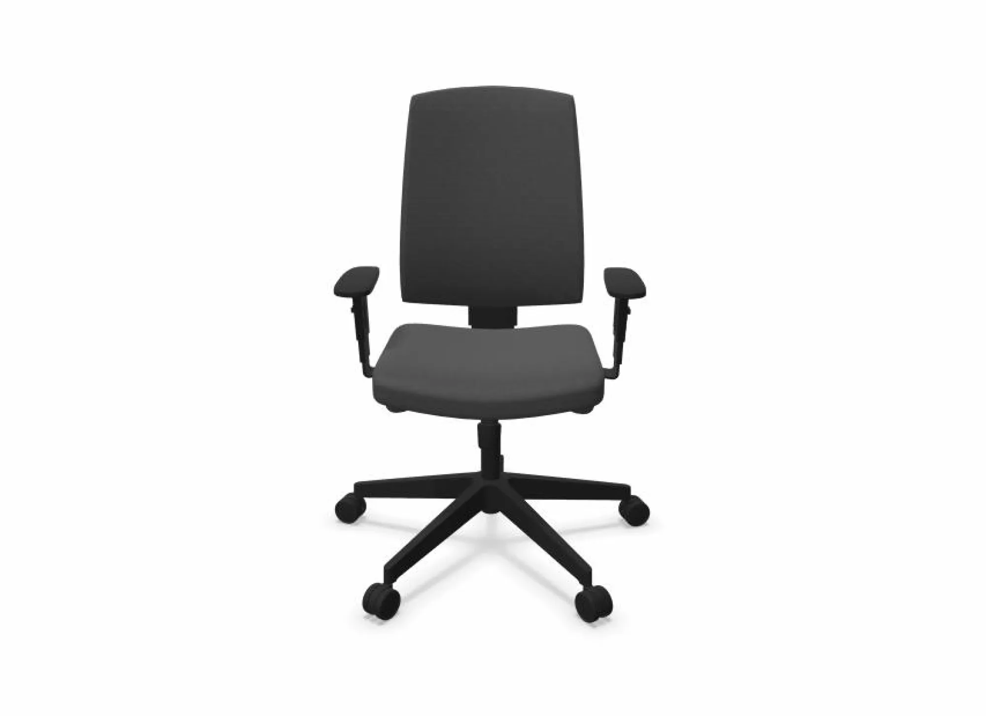 Camif Chaises De Bureau>FLOKK Fauteuil de bureau dossier capitonné et accoudoirs réglables Raya 23S - - Roulettes pour sol dur