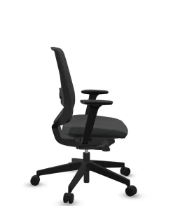 Camif Chaises De Bureau>FLOKK Fauteuil de bureau base noire et dossier résille Light Up 250SL - - Roulettes pour sol dur