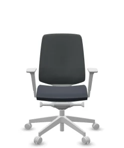 Camif Chaises De Bureau>FLOKK Fauteuil de bureau base grise et dossier résille Light Up 250SL - - Roulettes pour sol souple