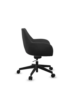 Camif Chaises De Bureau>FLOKK Fauteuil de bureau entièrement capitonné piétement 5 branches à roulettes FAN 10Z - - Roulettes pour sol dur