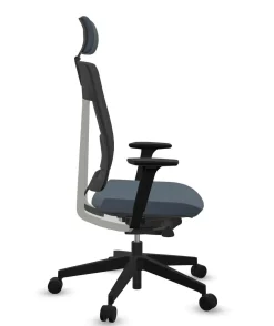 Camif Chaises De Bureau>FLOKK Fauteuil de bureau avec tétière Xenon Net 111SFL - - Roulettes pour sol dur