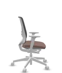 Camif Chaises De Bureau>FLOKK Fauteuil de bureau base grise et dossier résille Light Up 250SL - - Roulettes pour sol dur