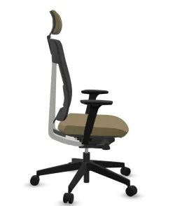 Camif Chaises De Bureau>FLOKK Fauteuil de bureau avec tétière Xenon Net 111SFL - - Roulettes pour sol dur