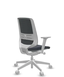Camif Chaises De Bureau>FLOKK Fauteuil de bureau base grise et dossier résille Light Up 250SL - - Roulettes pour sol dur