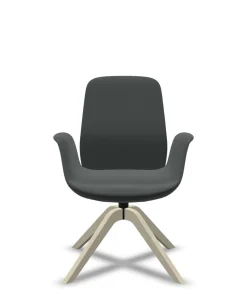 Camif Chaises De Bureau>FLOKK Fauteuil de bureau à dossier inclinable pieds bois Ellie Pro 20HW -
