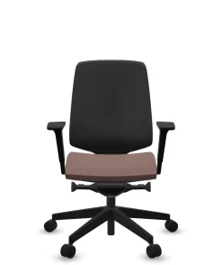 Camif Chaises De Bureau>FLOKK Fauteuil de bureau base noire et dossier résille Light Up 250SL - - Roulettes pour sol dur