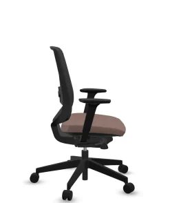 Camif Chaises De Bureau>FLOKK Fauteuil de bureau base noire et dossier résille Light Up 250SL - - Roulettes pour sol dur