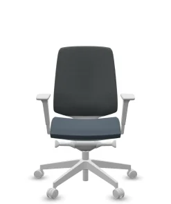 Camif Chaises De Bureau>FLOKK Fauteuil de bureau base grise et dossier résille Light Up 250SL - - Roulettes pour sol dur