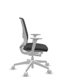 Camif Chaises De Bureau>FLOKK Fauteuil de bureau base grise et dossier résille Light Up 250SL - - Roulettes pour sol dur