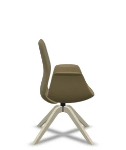 Camif Chaises De Bureau>FLOKK Fauteuil de bureau à dossier inclinable pieds bois Ellie Pro 20HW -