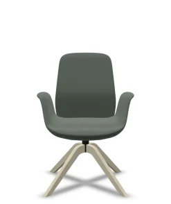 Camif Chaises De Bureau>FLOKK Fauteuil de bureau à dossier inclinable pieds bois Ellie Pro 20HW -