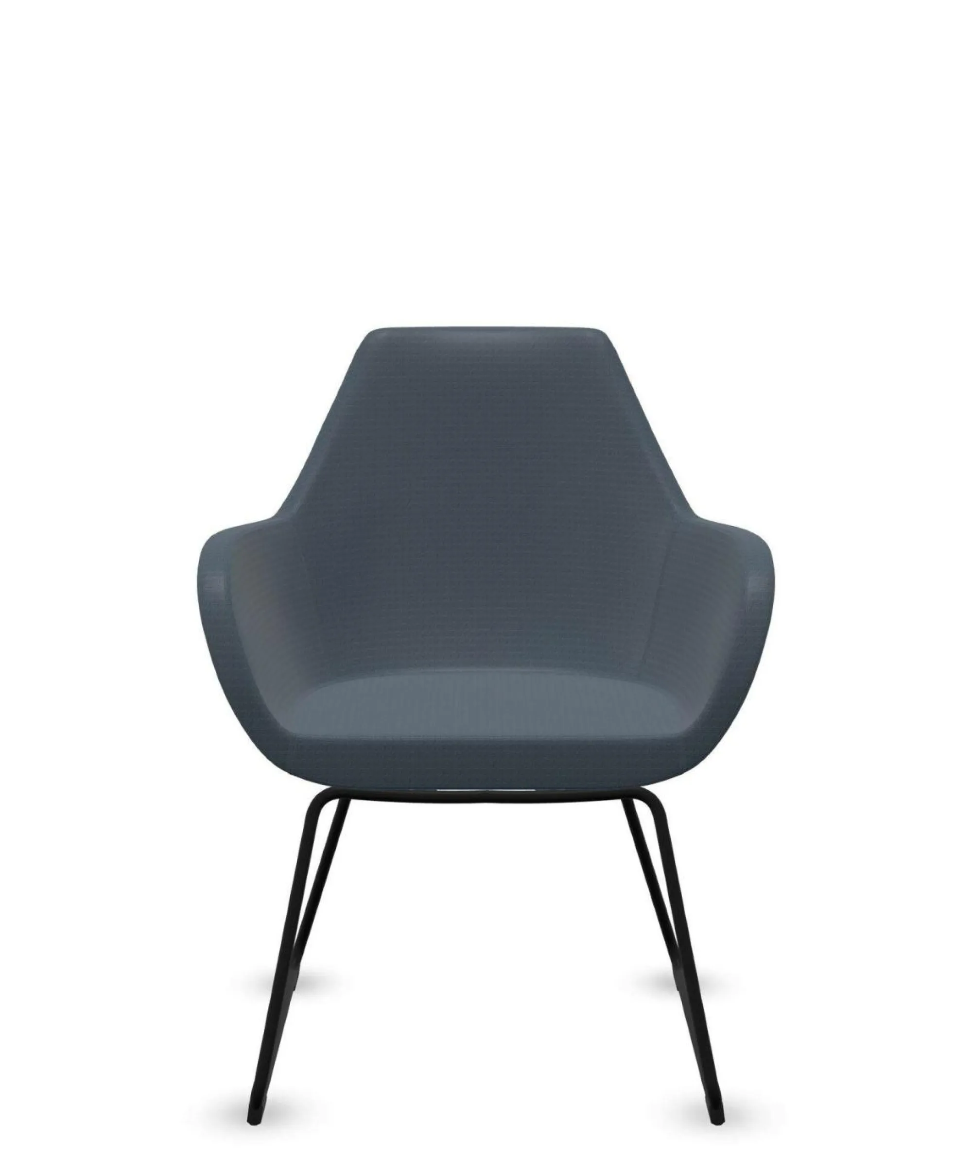 Camif Chaises De Bureau>FLOKK Fauteuil entièrement capitonné pieds luge Fan 10V -