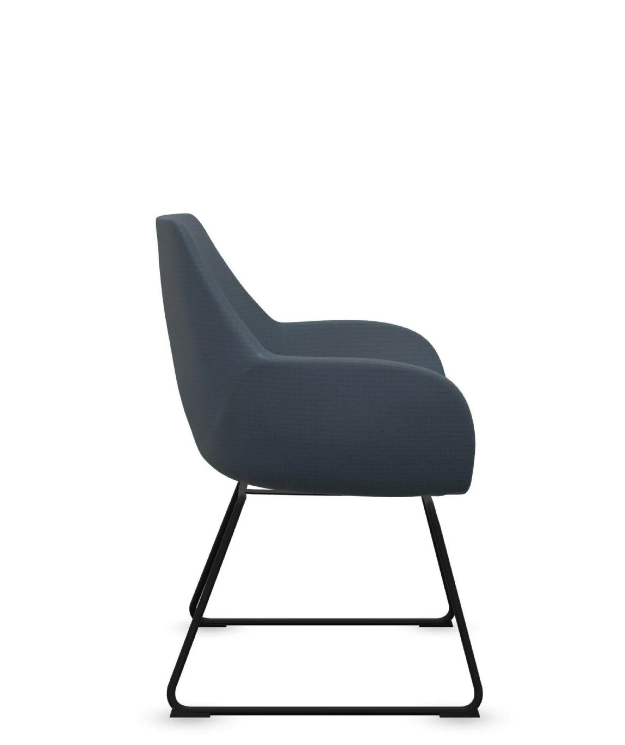 Camif Chaises De Bureau>FLOKK Fauteuil entièrement capitonné pieds luge Fan 10V -