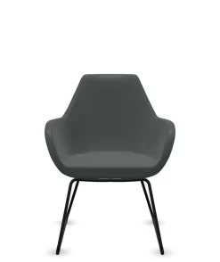 Camif Chaises De Bureau>FLOKK Fauteuil entièrement capitonné pieds luge Fan 10V -