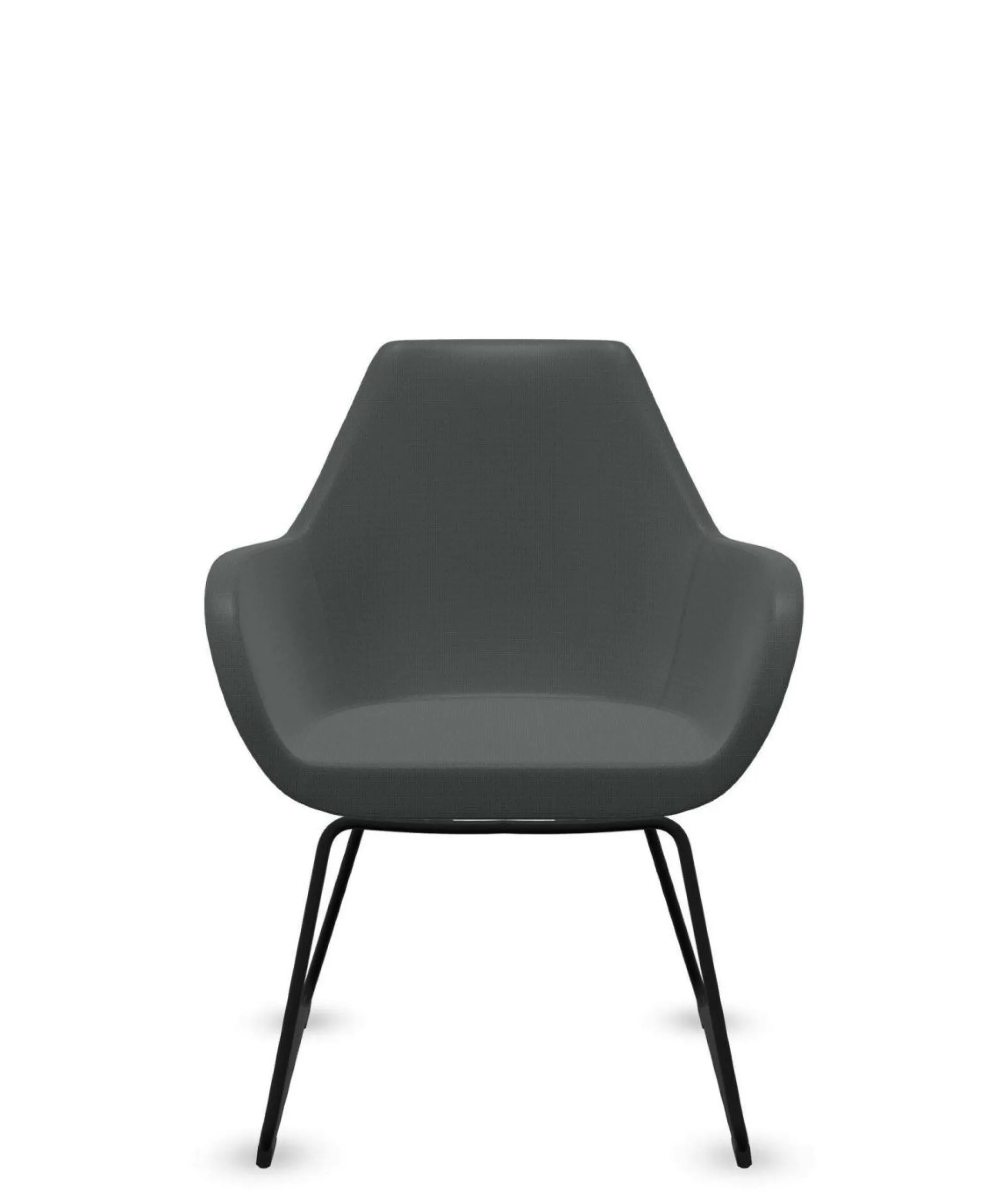 Camif Chaises De Bureau>FLOKK Fauteuil entièrement capitonné pieds luge Fan 10V -