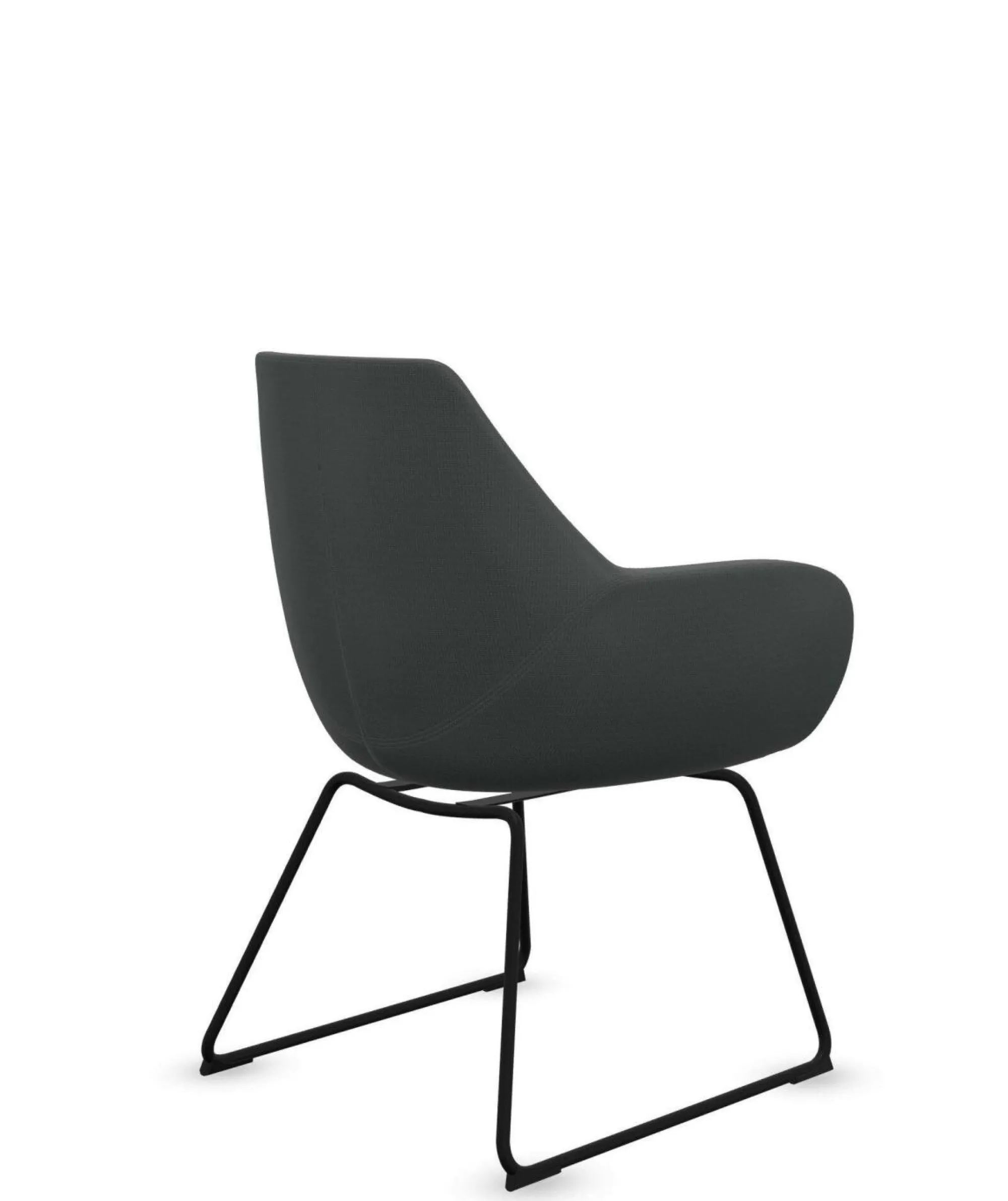Camif Chaises De Bureau>FLOKK Fauteuil entièrement capitonné pieds luge Fan 10V -